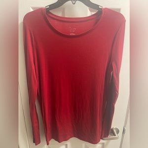 a new day Red Long-sleeved t-shirt Sz XL
